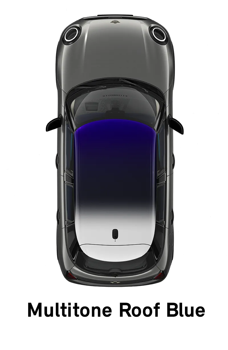 MINI Roof: Multitone Roof Blue