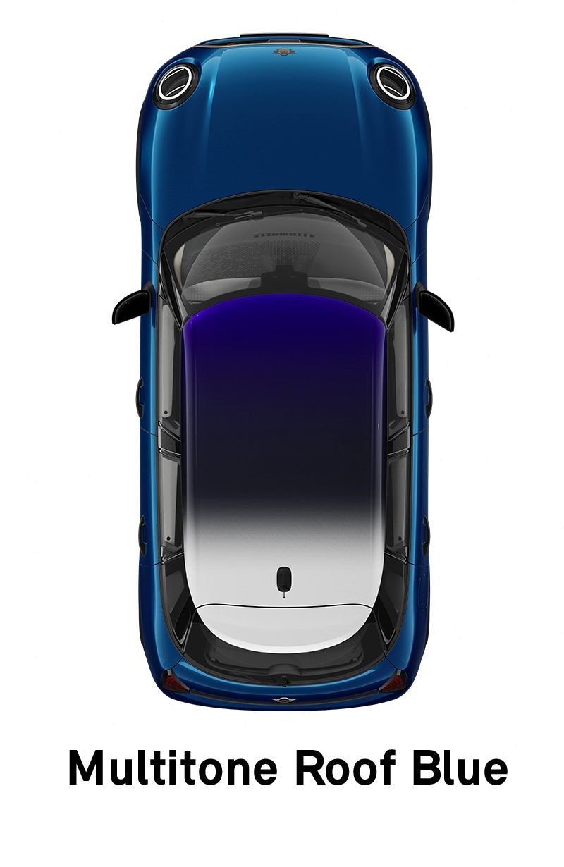 MINI Roof: Multitone Roof Blue
