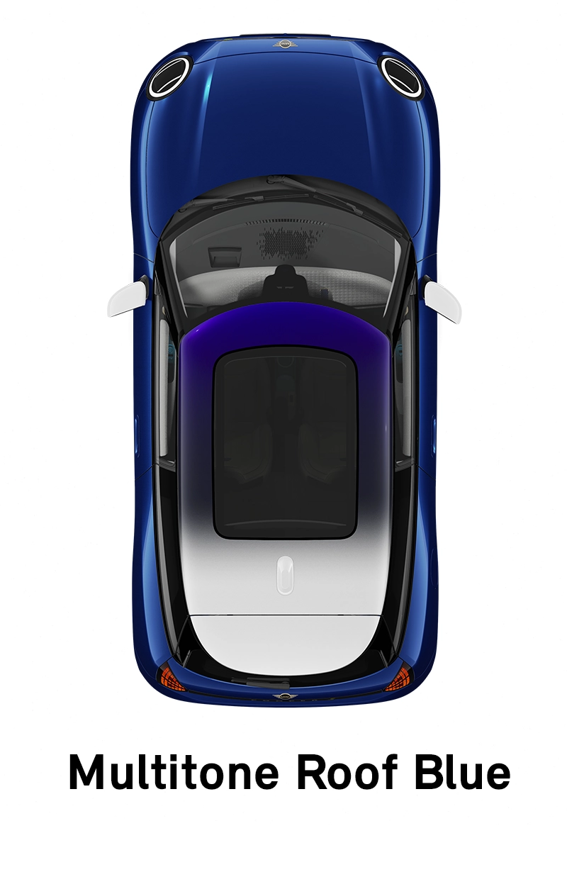 MINI Roof: Multitone Roof Blue