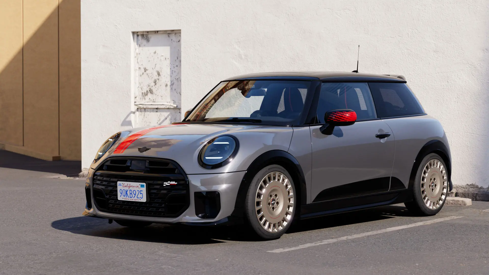 Side view of MINI Cooper