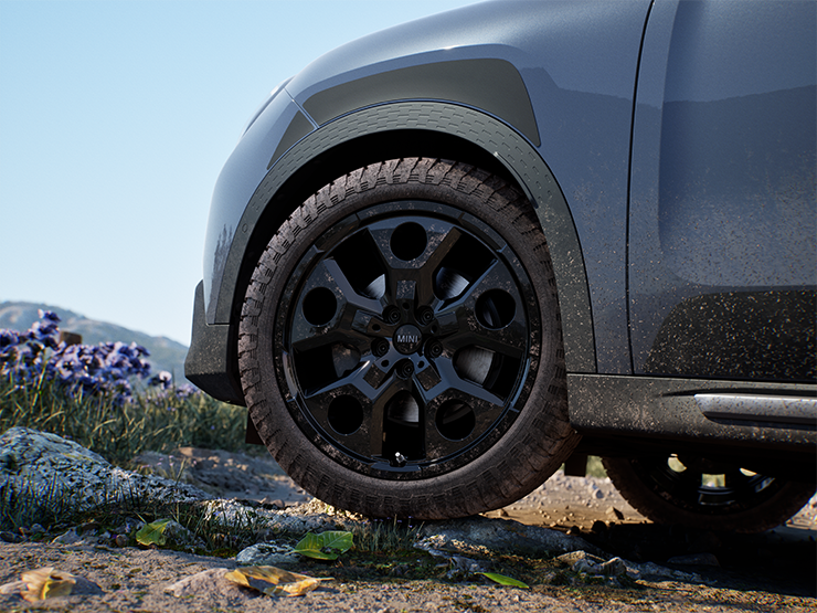 Image of the MINI Countryman Untamed Edition wheels.