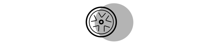 Mini Service icon tyre