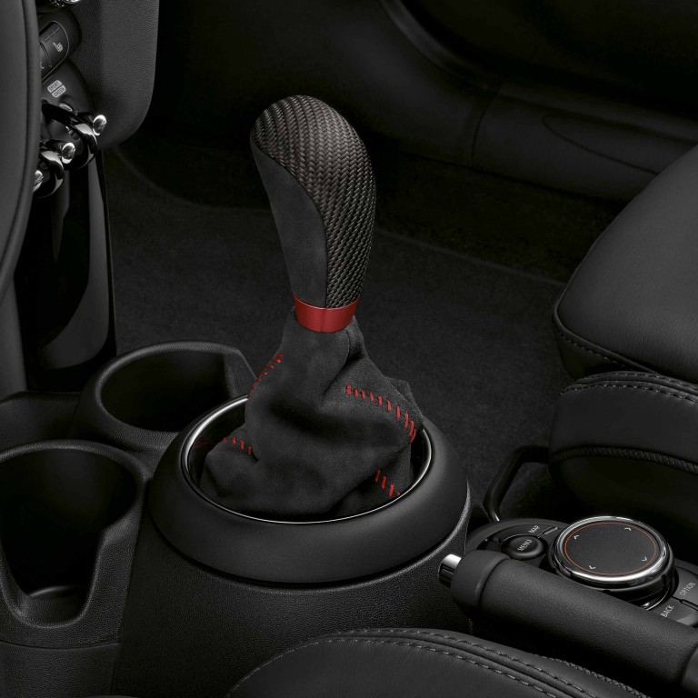 MINI John Cooper Works – gear lever knob –   carbon alcantara 
